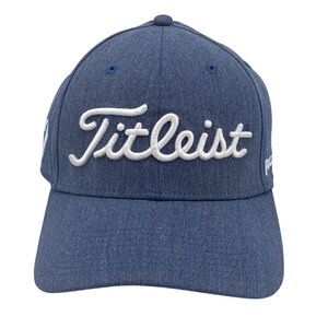 TITLEIST Performance Heather PRO-V1 FJ Fitted Hat Blue White Size S/M (H23)